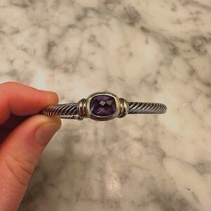 David Yurman 18K yellow gold bangle bracelet